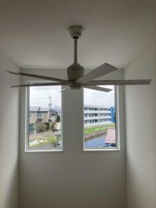 鳥取市　シーリングファン取付｜K邸