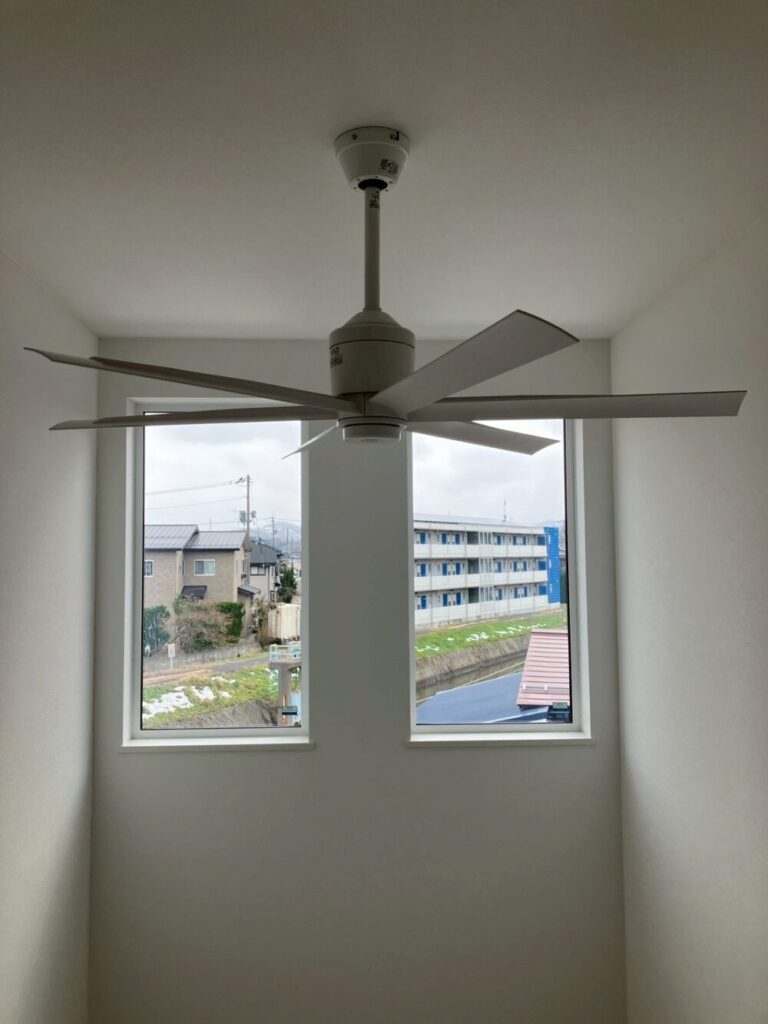 鳥取市　シーリングファン取付｜K邸